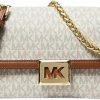 Michael Kors Michael Kors Sonia Medium Shoulder Bag Crossbody (Vanilla) Shoulder Handbags