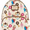 Loungefly Loungefly Disney Chip And Dale Snackies All Over Print Womens Double Strap Shoulder Bag Purse Shoulder Handbags