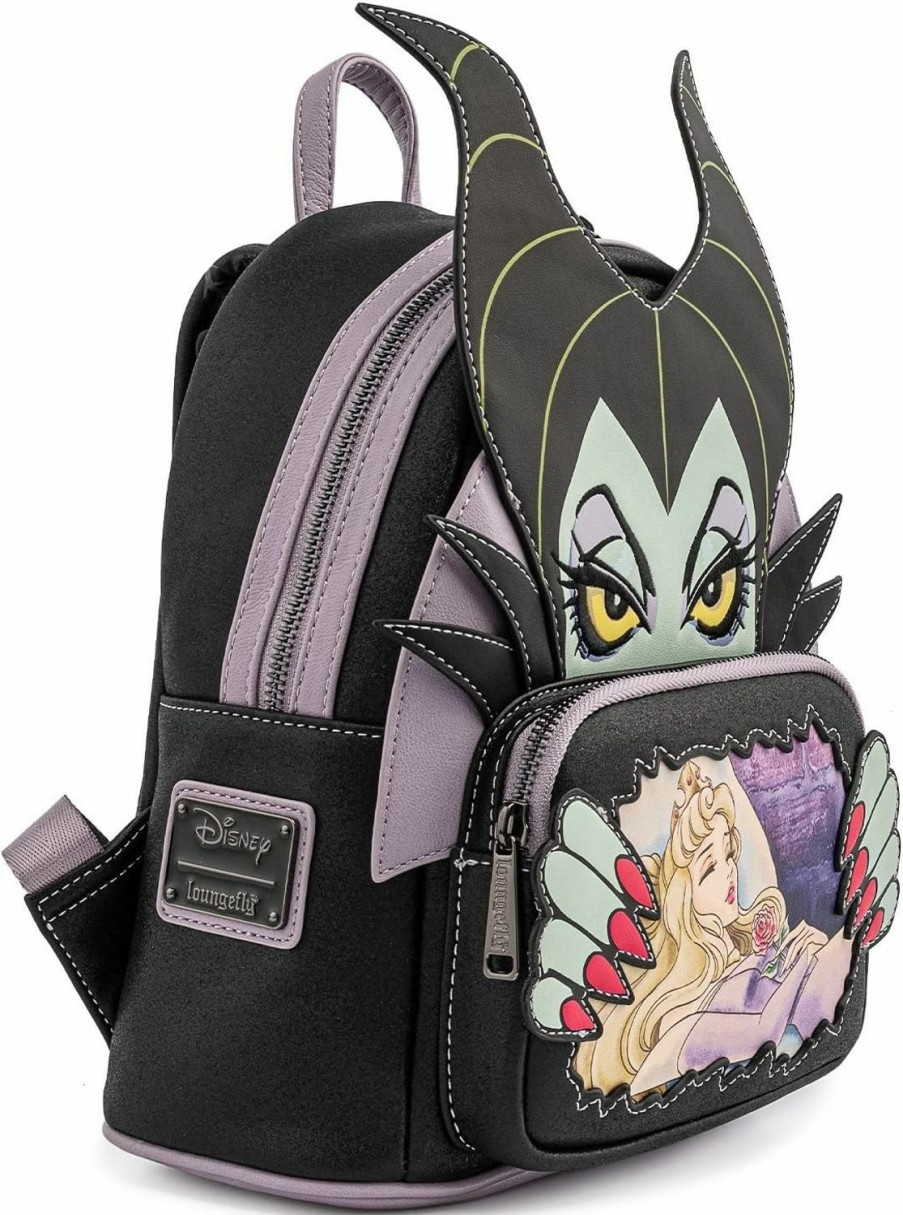 Loungefly Loungefly Disney Villains Scene Maleficent Sleeping Beauty Womens Double Strap Shoulder Bag Purse Shoulder Handbags