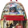 Loungefly Loungefly Star Wars Sac A Dos Scenes Series Phantom Menace Shoulder Handbags