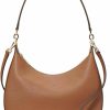 Kate Spade New York Kate Spade New York Women'S Janie Pebbled Leather Shoulder Bag, Warm Gingerbread Shoulder Handbags