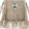 Montana West Montana West Western Small Purses For Women Crossbody Bag Fringe Purse Leather Women'S Shoulder Tooled Handbags Lss-Mwr-062Bg Shoulder Handbags