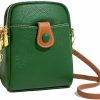 Mudono Mudono Small Crossbody Bag For Women Genuine Leather Cell Phone Purse Lightweight Shoulder Bag Vintage Daily Wallet Bag Shoulder Handbags