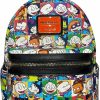 Loungefly Loungefly The Rugrats Allover Print Nickelodeon Womens Double Strap Shoulder Bag Purse Shoulder Handbags