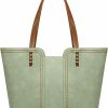 Beaguful Beaguful Women'S Vegan Leather Tote Purses With Zipper Casual Shoulder Bags Large Capacity Handbags Shoulder Handbags