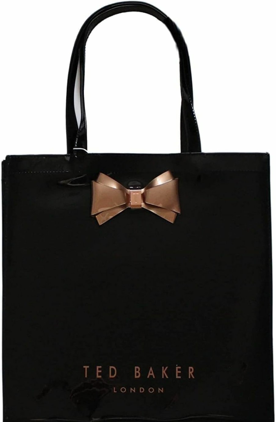 Ted Baker Ted Baker Women Plain Bow Icon Shopper Bag 'Alacon' Size Large Shoulder Handbags