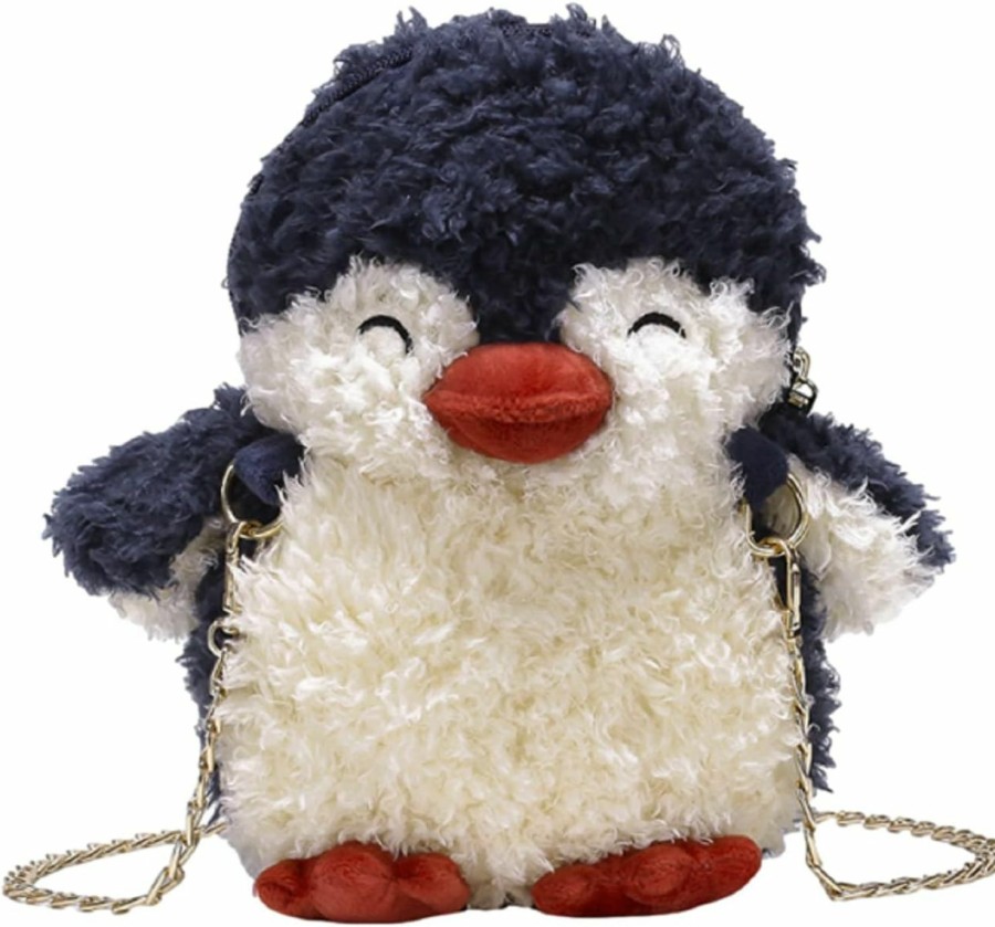 GK-O Gk-O Penguin Plush Shoulder Bag Cartoon Animal Women'S Crossbody Chain Handbag Shoulder Handbags