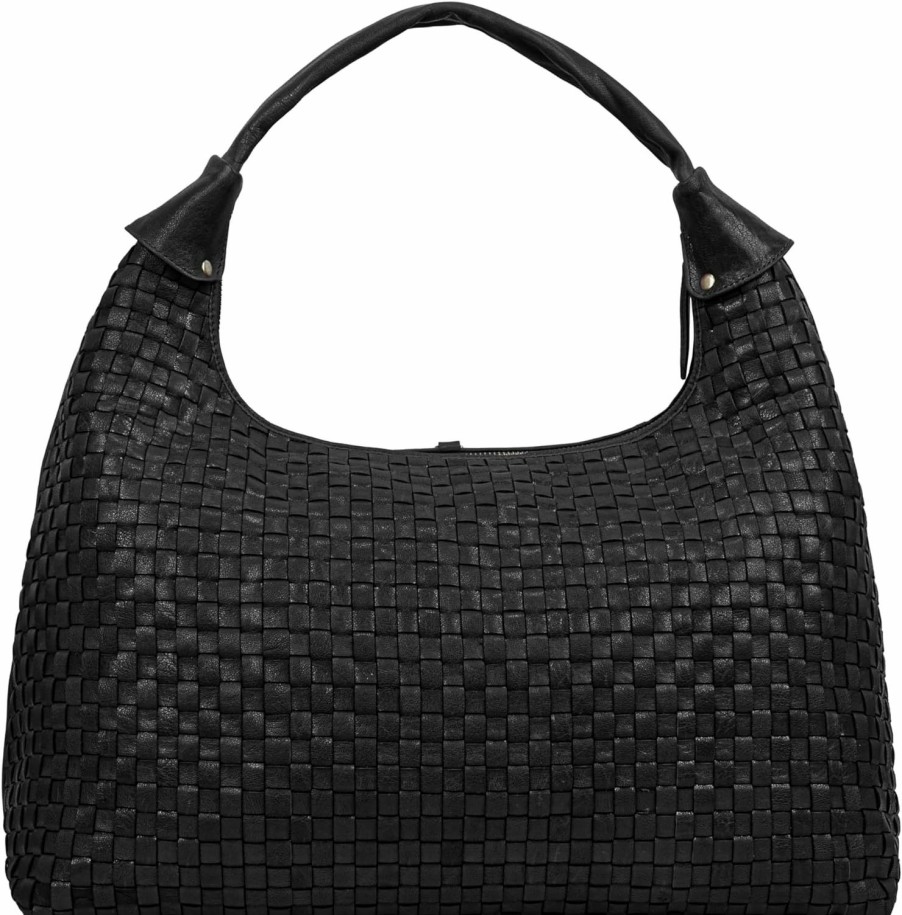 ANTONIO VALERIA Antonio Valeria Addison Braided Leather Tote Bag For Women Shoulder Handbags