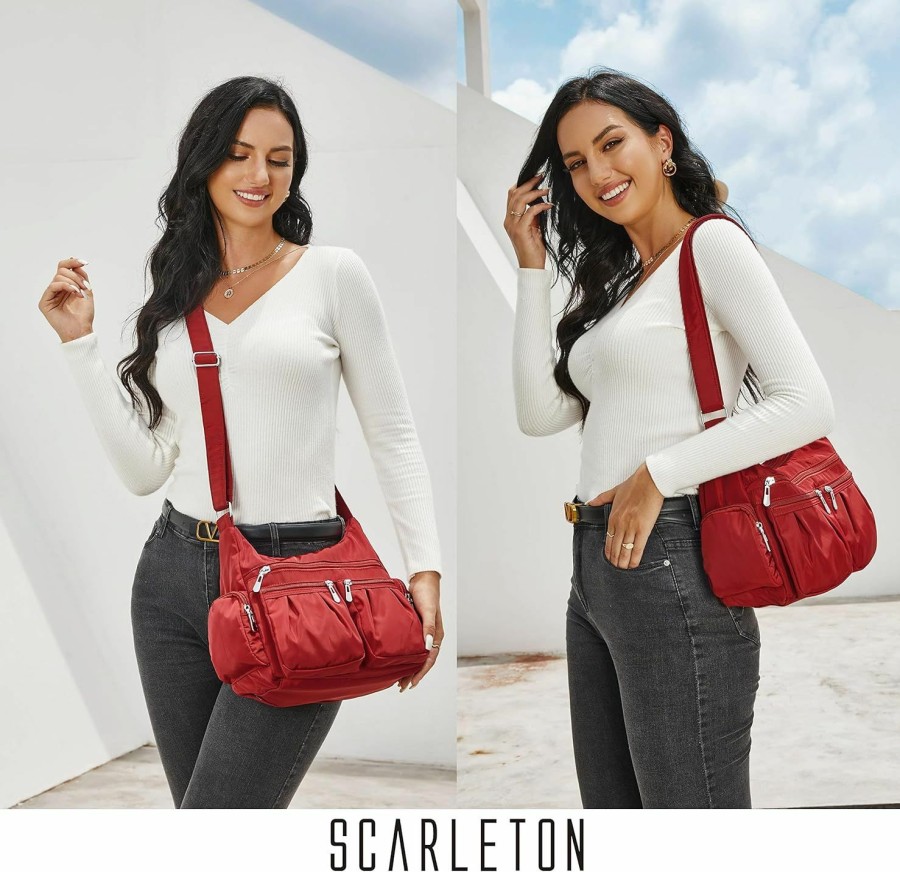 Scarleton Scarleton Handbags For Women, Crossbody Bags For Women, Shoulder Bag, Nylon Purses For Women With Multi Pockets, H1407 Shoulder Handbags