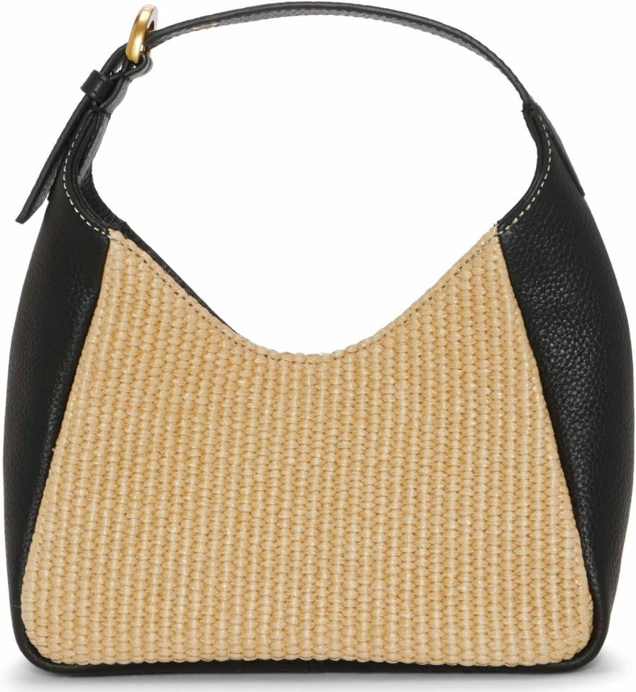 Vince Camuto Vince Camuto Marza-Mho, Black Natural Shoulder Handbags