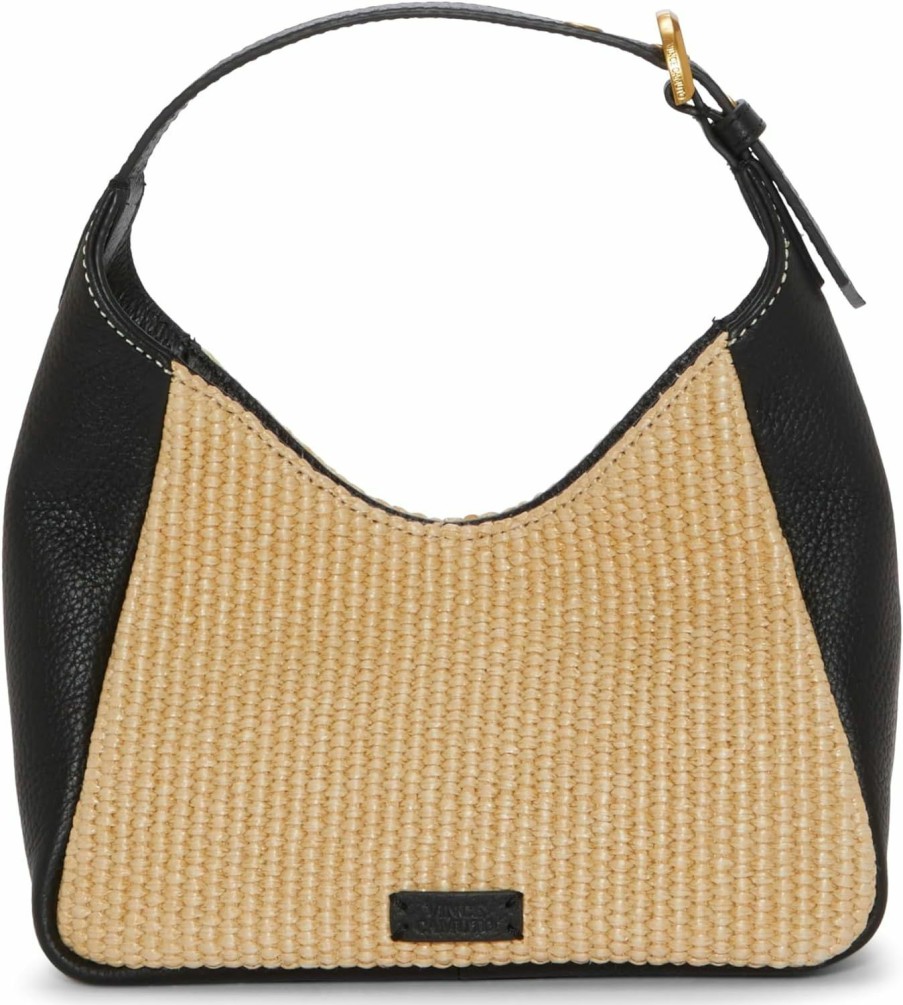 Vince Camuto Vince Camuto Marza-Mho, Black Natural Shoulder Handbags