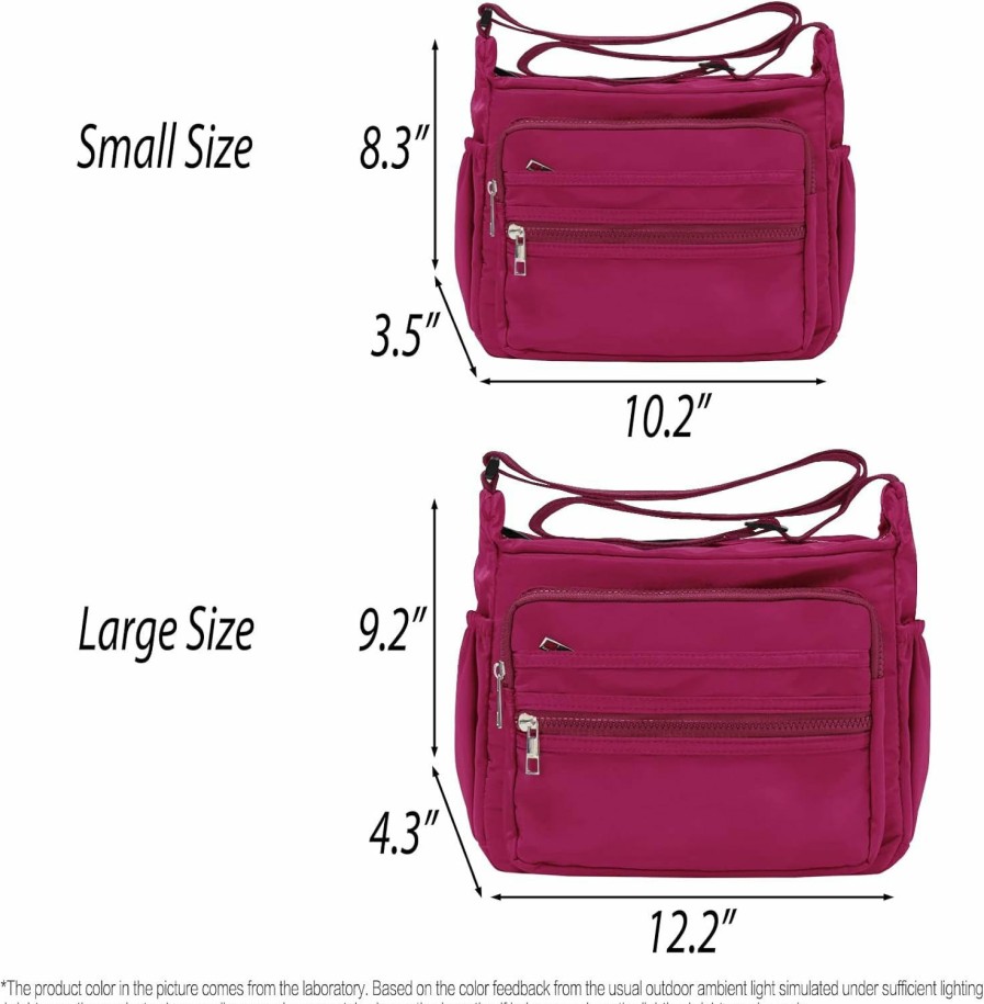 Feeliwant Crossbody Bag Small Purse For Women Nylon Shoulder Bag Messenger Bag Casual Purse Handbag Shoulder Handbags