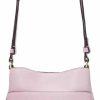 Kate Spade New York Kate Spade New York Women'S Leila Pebbled Leather Small Bucket Bag, Quartz Pink Shoulder Handbags