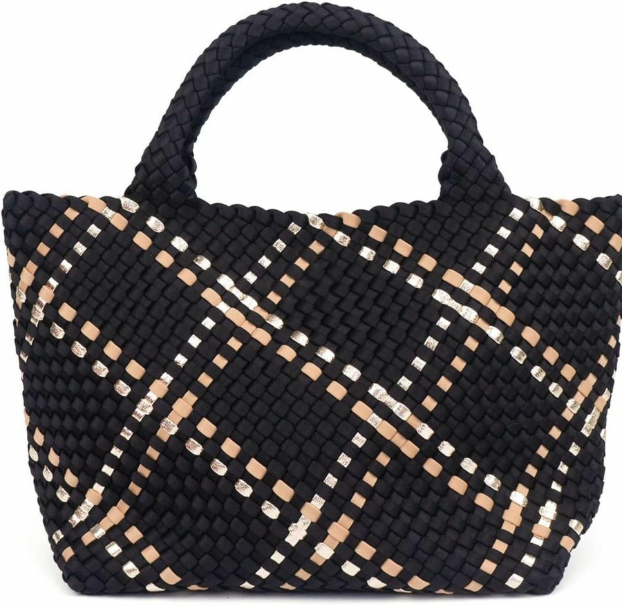 ORAD Orad Women Tote Bag Large Neoprene Tote Bag Fashion Woven Bag Neoprene Tote Handbag Roomy Shoulder Bags For Beach, Gym, Trave Shoulder Handbags