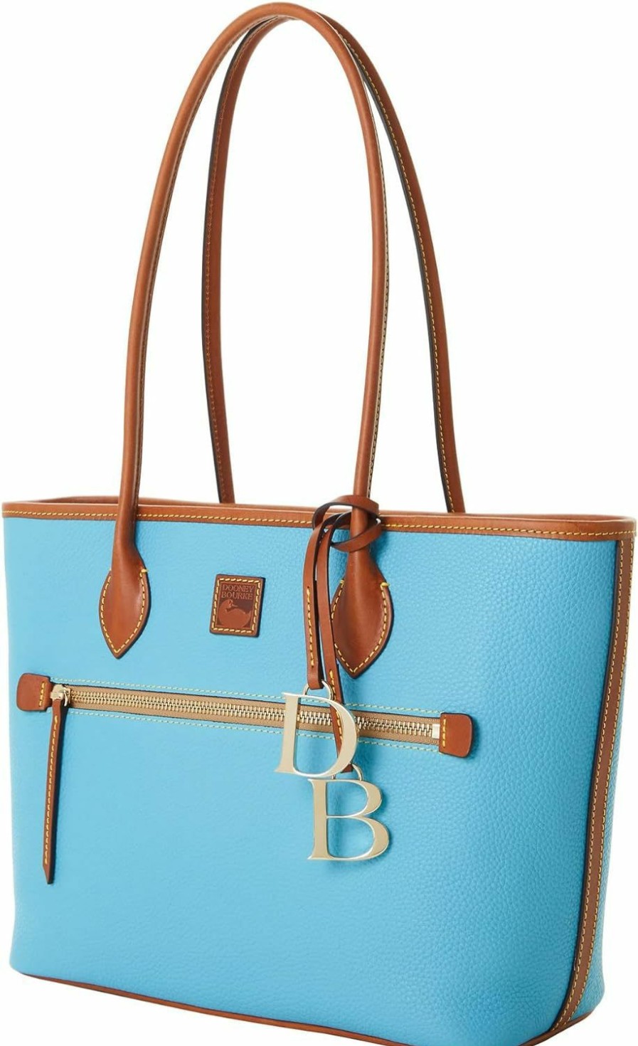 Dooney & Bourke Dooney & Bourke Handbag, Pebble Grain Tote - Sky Blue Shoulder Handbags