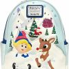 Loungefly Loungefly Exclusive Rudolph And Hermey Double Strap Shoulder Bag Shoulder Handbags