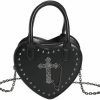 Ftchangfang Ftchangfang Gothic Punk Purse Bag Y2K Heart Cute Lolita Shoulder Bag For Women Shoulder Handbags