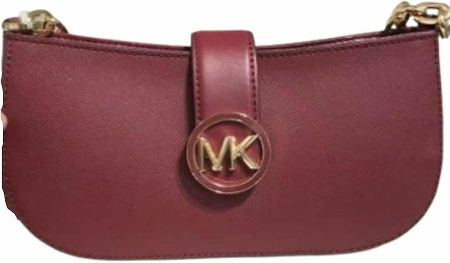 Michael Kors Michael Kors Carmen Xs Leather Pouchette Shoulder Bag Shoulder Handbags