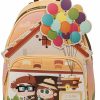 Loungefly Loungefly Disney Pixar Up Working Buddies Womens Double Strap Shoulder Bag Purse,One Size Shoulder Handbags