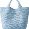 Queenoris Woven Bag For Women, Vegan Leather Tote Bag Large Summer Beach Travel Handbag And Purse Retro Handmade Shoulder Bag Shoulder Handbags