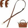 Hap Tim Hap Tim Genuine Leather Purse Straps, Adjustable Replacement Crossbody Shoulder For Handbag, Mini Bag, Cross Body Purse (Brown) Shoulder Handbags