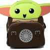 Loungefly Loungefly Star Wars Baby Yoda The Mandalorian Womens Double Strap Shoulder Bag Purse Shoulder Handbags