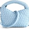 ZEDIUH Woven Purse For Women, Small Crossbody Tote Bag With Detachable Shoulder Strap, Girls Top Handle Handbag Shoulder Handbags