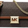 Michael Kors Michael Kors Sonia Medium Shoulder Bag Crossbody (Brown) Shoulder Handbags