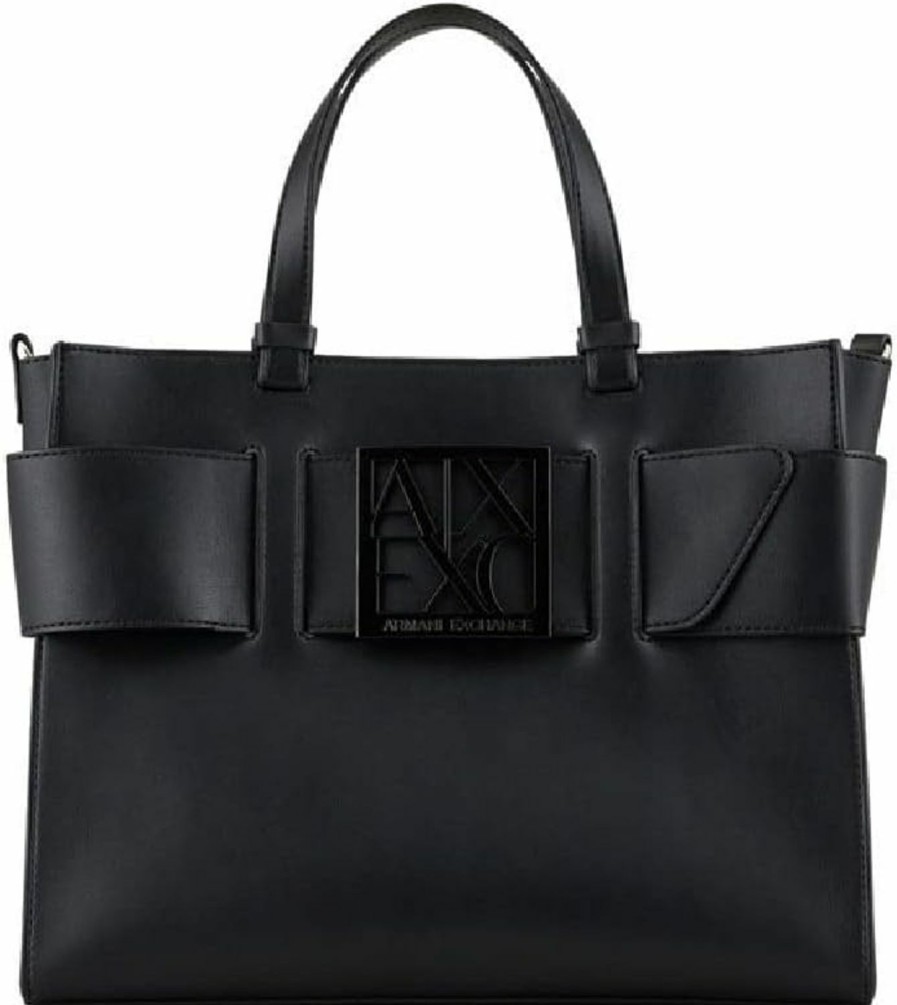 A | X ARMANI EXCHANGE A | X Armani Exchange Logo Strap Tote Shoulder Handbags