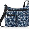 Kamo Kamo Crossbody Bag For Women - Multi-Pocket Shoulder Bag Lightweight Messenger Bag Casual Printed Purse Handbag Travel Bag Shoulder Handbags