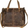 Myra Bag Myra Bag Ultimate Choice Leather Bag Upcycled Leather S-2137, Multicolor, One Size For Women Shoulder Handbags