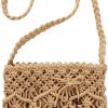 Ayliss Ayliss Women Handwoven Crossbody Bag Mini Summer Beach Woven Handmade Clutch Purse Weaving Casual Shoulder Handbag Shoulder Handbags