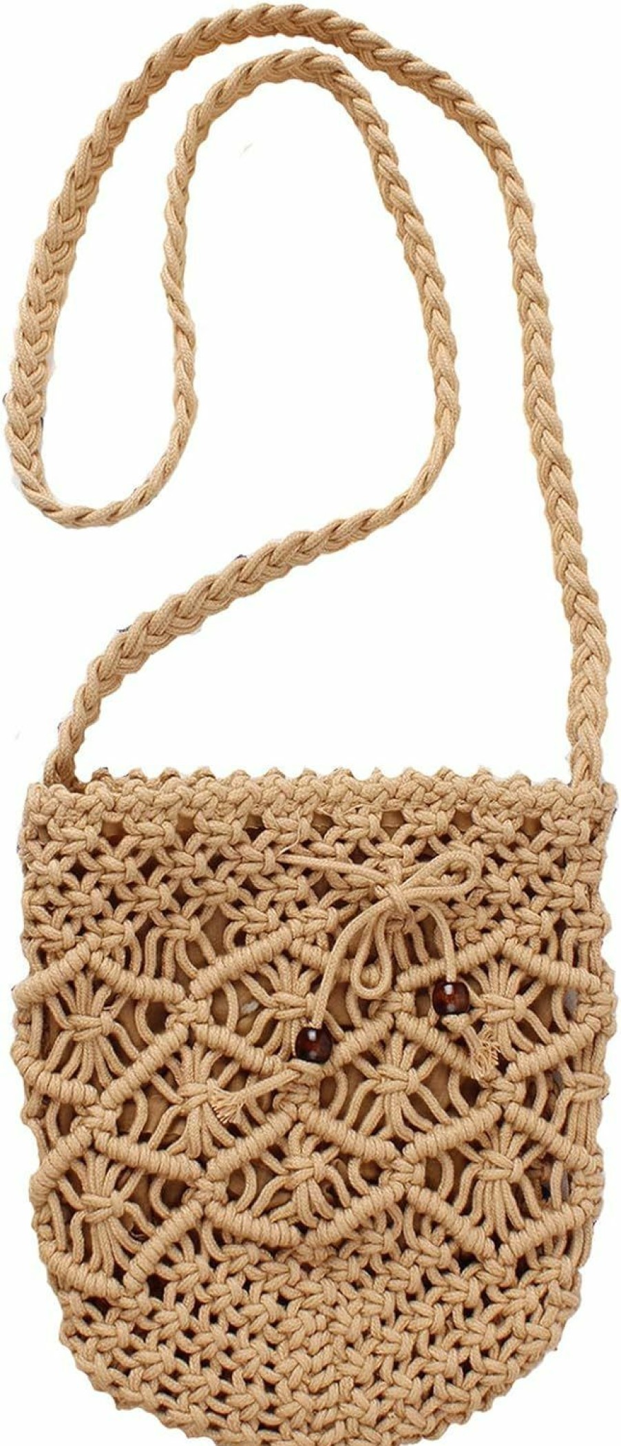 Ayliss Ayliss Women Handwoven Crossbody Bag Mini Summer Beach Woven Handmade Clutch Purse Weaving Casual Shoulder Handbag Shoulder Handbags