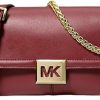 Michael Kors Michael Kors Sonia Medium Shoulder Bag Crossbody (Dark Cherry) Shoulder Handbags