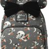 Loungefly Loungefly Disney Mickey And Minnie Mouse Halloween Womens Double Strap Shoulder Bag Purse Shoulder Handbags