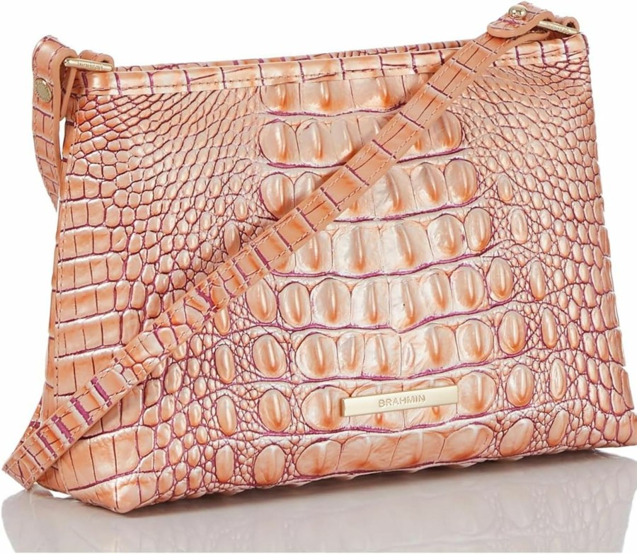 BRAHMIN Brahmin Lorelei - Apricot Rose Melbourne Shoulder Handbags