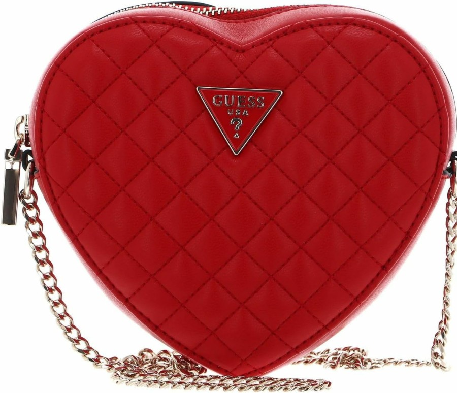 GUESS Guess Rianee Quilt Heart Bag Shoulder Handbags