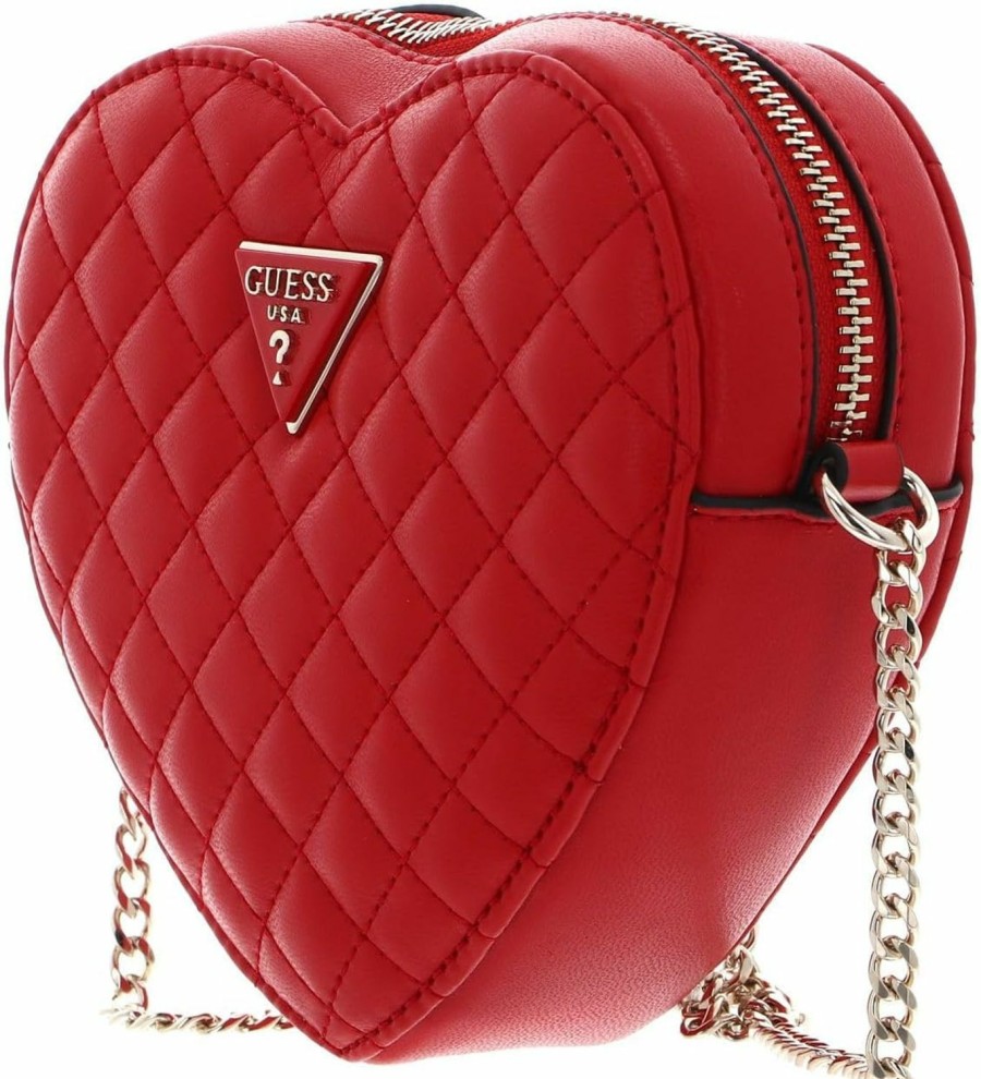 GUESS Guess Rianee Quilt Heart Bag Shoulder Handbags