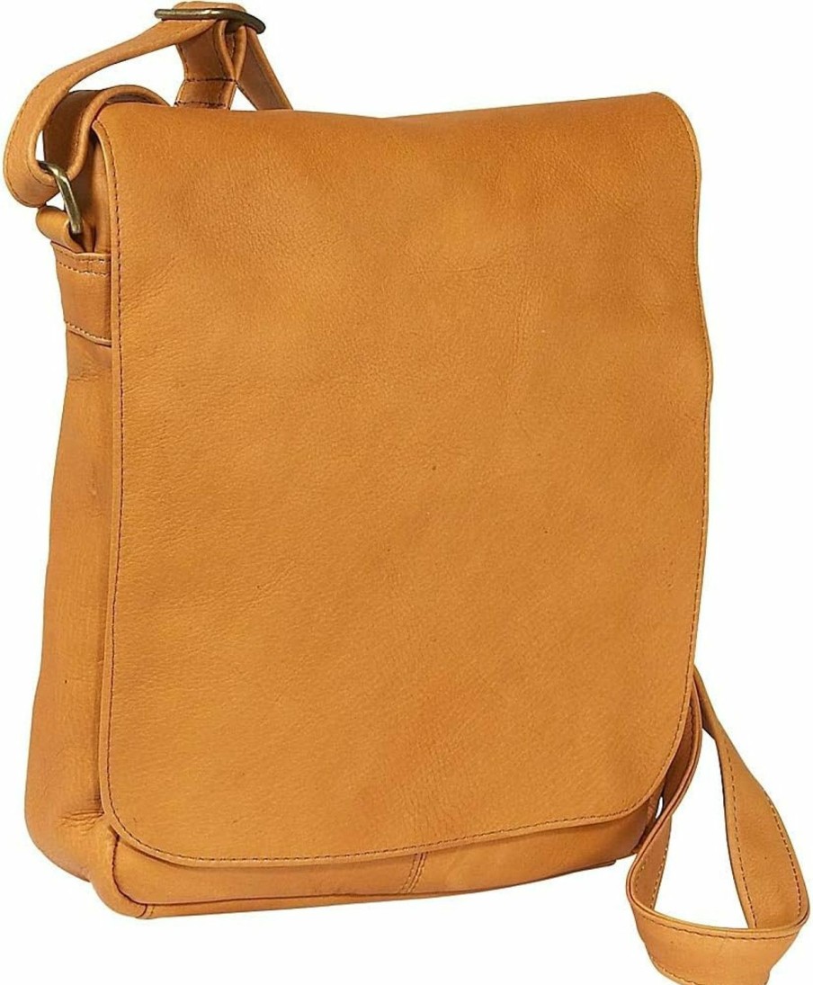 Le Donne Le Donne Leather Vertical Flap Over Shoulder Bag - Colombian Leather Women'S Bag Shoulder Handbags