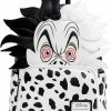 Loungefly Loungefly Disney Villains Cruella De Vil Spots Cosplay Womens Double Strap Shoulder Bag Purse Shoulder Handbags