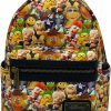 Loungefly Loungefly Exclusive Muppets All Over Print Double Strap Shoulder Bag Shoulder Handbags