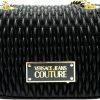 VERSACE JEANS COUTURE Versace Jeans Couture Shopping Bag With Chain Handles And Adjustable Shoulder Strap Shoulder Handbags