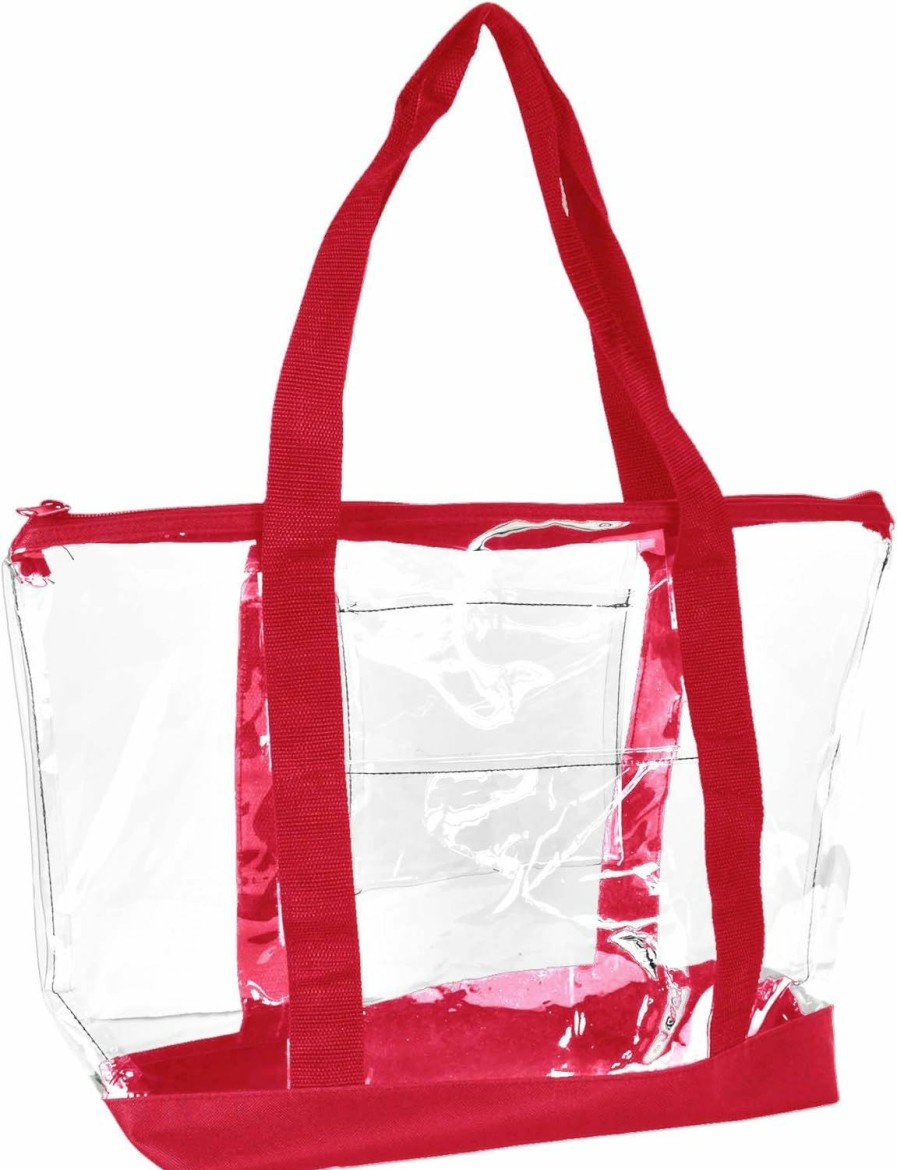 DALIX Dalix Clear Shopping Bag Security Work Tote Shoulder Bag Womens Handbag Shoulder Handbags