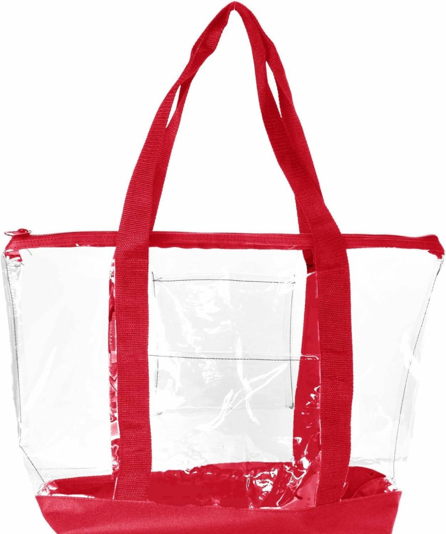 DALIX Dalix Clear Shopping Bag Security Work Tote Shoulder Bag Womens Handbag Shoulder Handbags