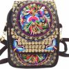 levayhill Levayhill Vintage Embroidered Cell Phone-Purse -Small Crossbody Bag Coin Wallet,Women Mini Ethnic Travel Shoulder Bags Handbag Pouch Shoulder Handbags