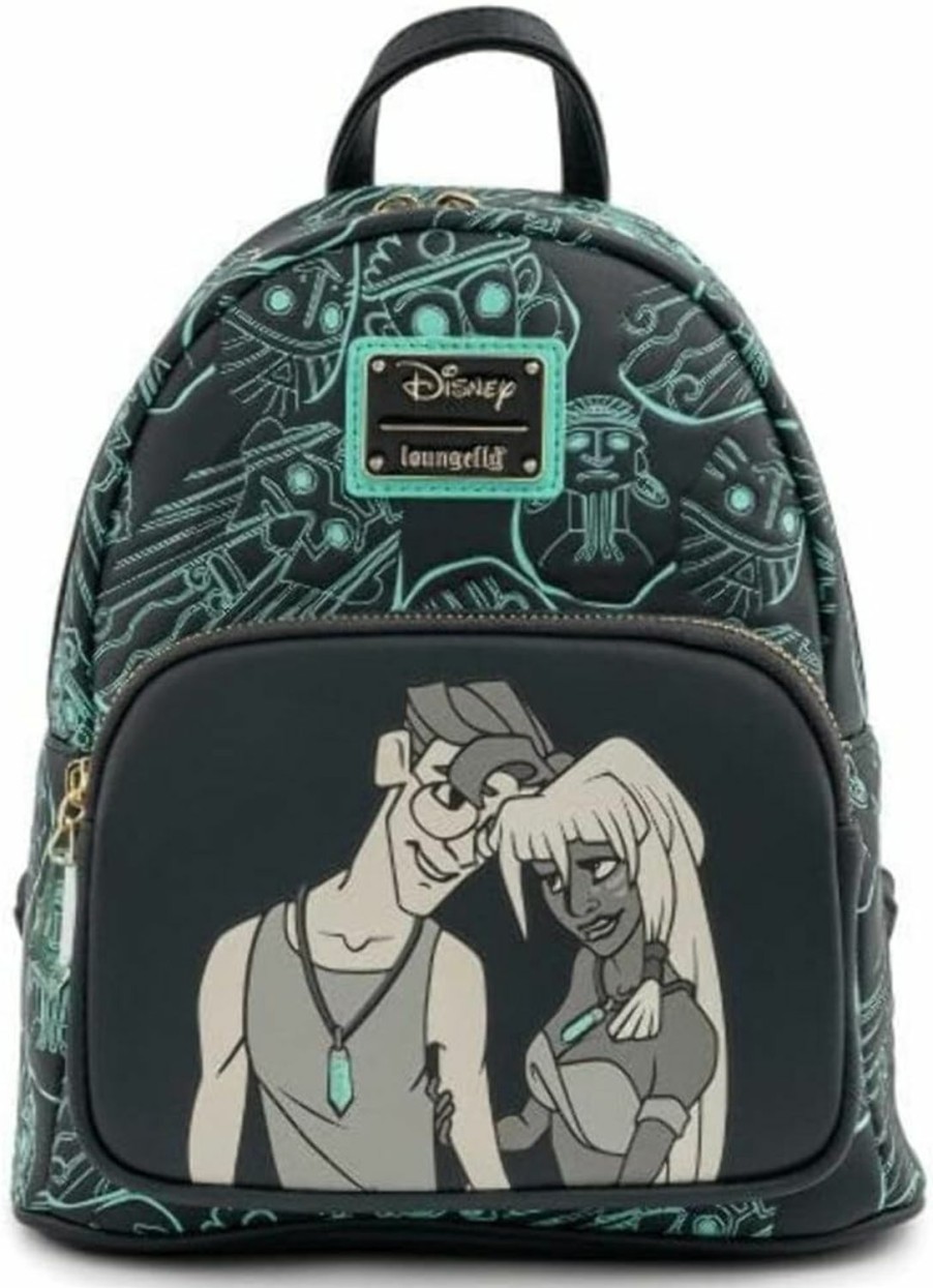 Loungefly Loungefly Disney Atlantis 20Th Anniversay Kida Milo Womens Double Strap Shoulder Bag Purse Shoulder Handbags