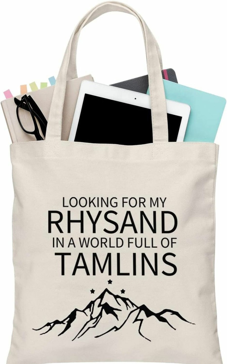 BDPWSS Bdpwss Acotar Tote Bag Acotar Velaris Gift Rhysand Gift Looking For My Rhysand In A World Full Of Tamlins Acomaf Handbag Shoulder Handbags