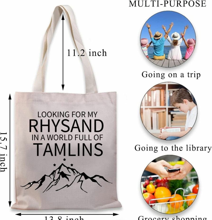 BDPWSS Bdpwss Acotar Tote Bag Acotar Velaris Gift Rhysand Gift Looking For My Rhysand In A World Full Of Tamlins Acomaf Handbag Shoulder Handbags