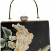 AININTON Aininton Women Embroidered Bag Silk Shoulder Bag Rectangle Handbag Crossbody Bag For Wedding Party Banquet Shoulder Handbags