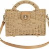 So'each So'Each Women Handmade Straw Wicker Woven Purse Boho Crossbody Shoulder Bag Shoulder Handbags